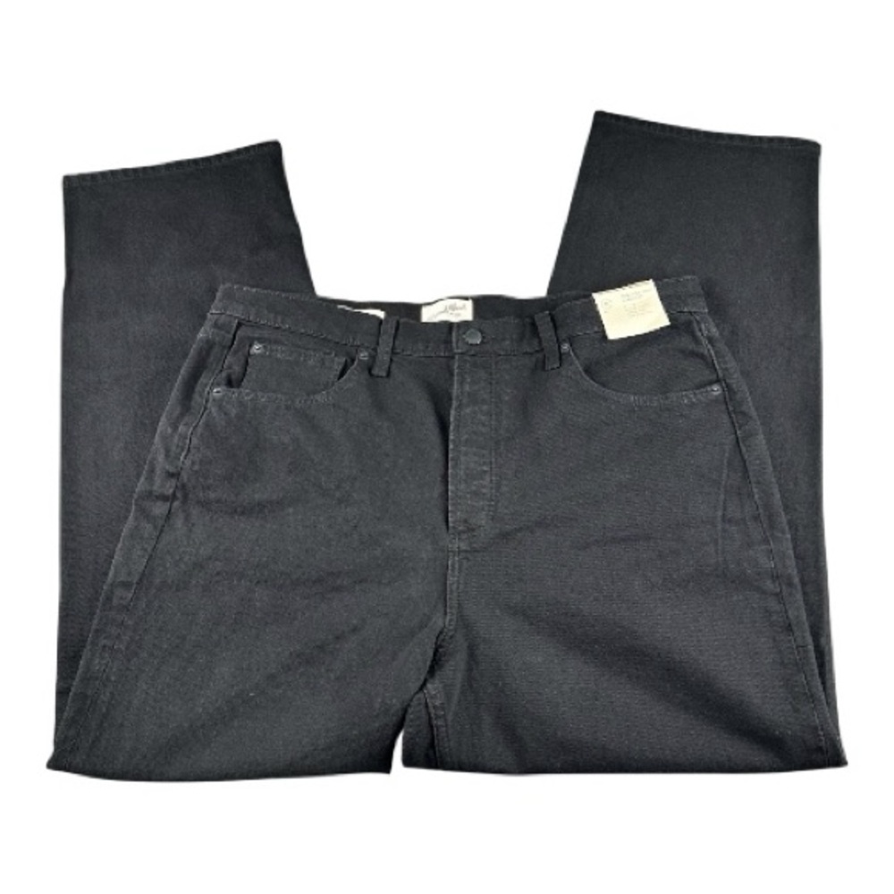 Universal Thread Highest Rise Black Straight Leg Jeans NWT 16 - Picture 8 of 14